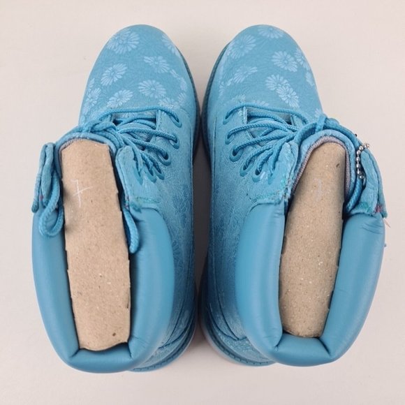 Timberland 6 IN Classic Boots Blue Floral - Picture 6 of 12